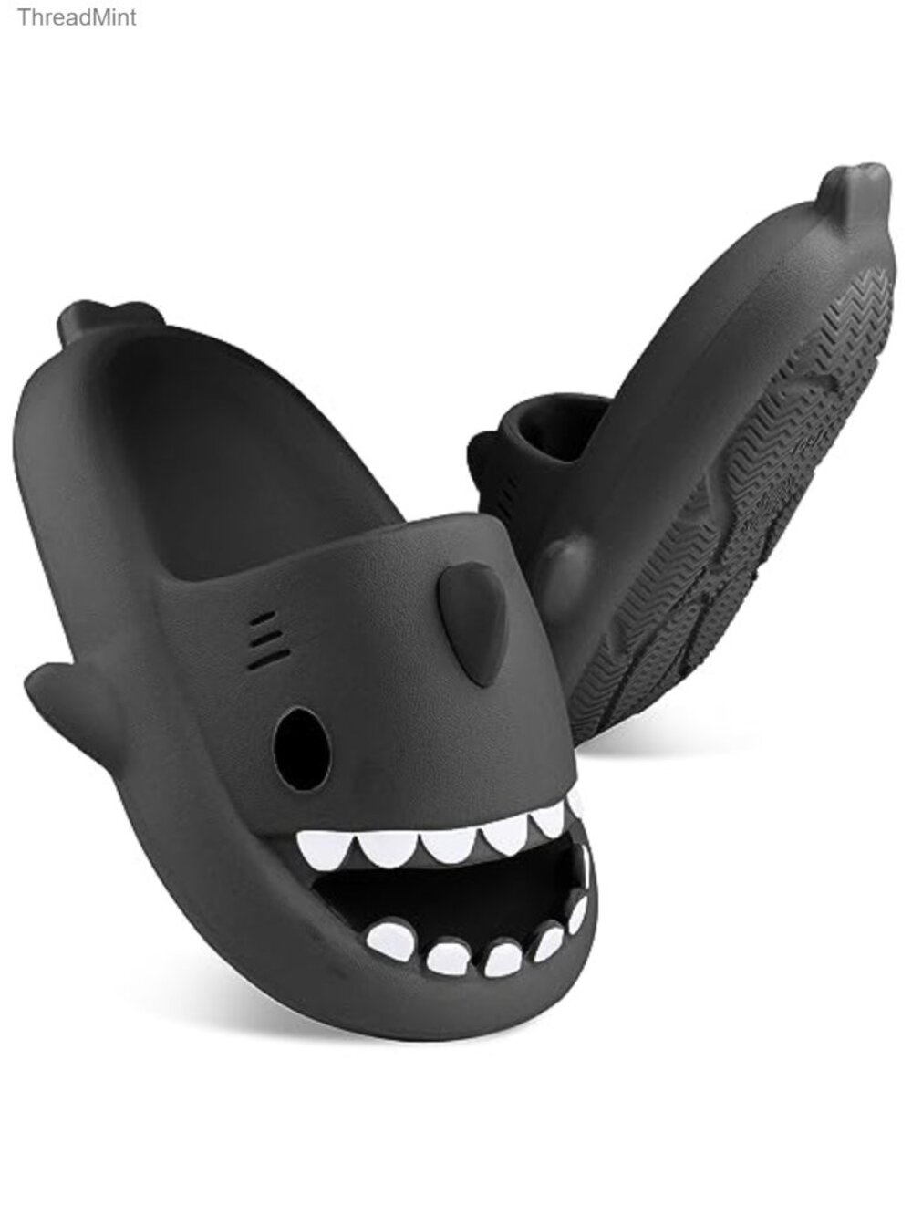 Kids Shark Slides EVA Quick Dry Toddler Boy Girl Non-Slip Pool Beach Sandals